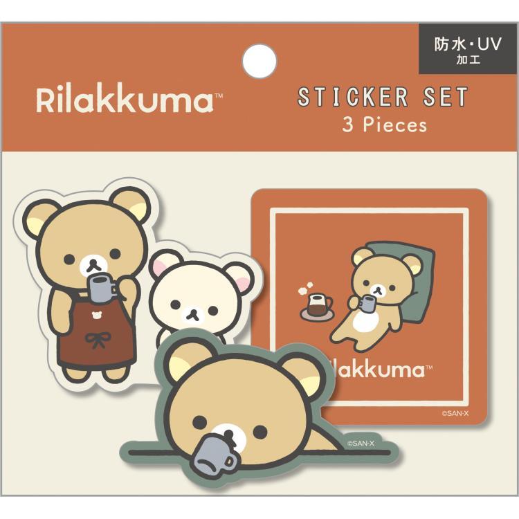 NEW] Rilakkuma -Basic Rilakkuma vol.2 - Sticker -C San-X Official