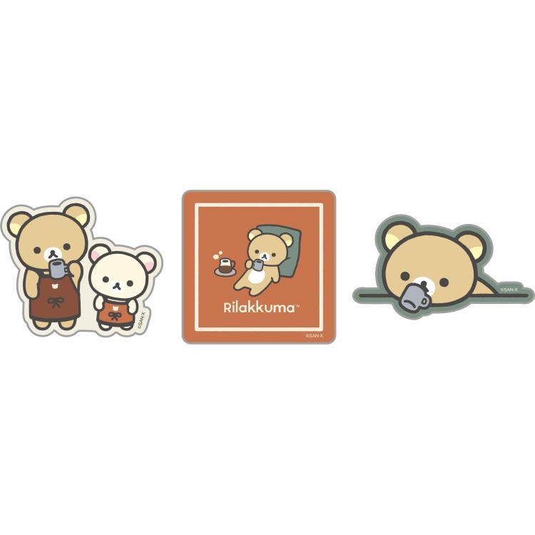 Rilakkuma] -BASIC RILAKKUMA HOME CAFE - Sticker Set -A San-X