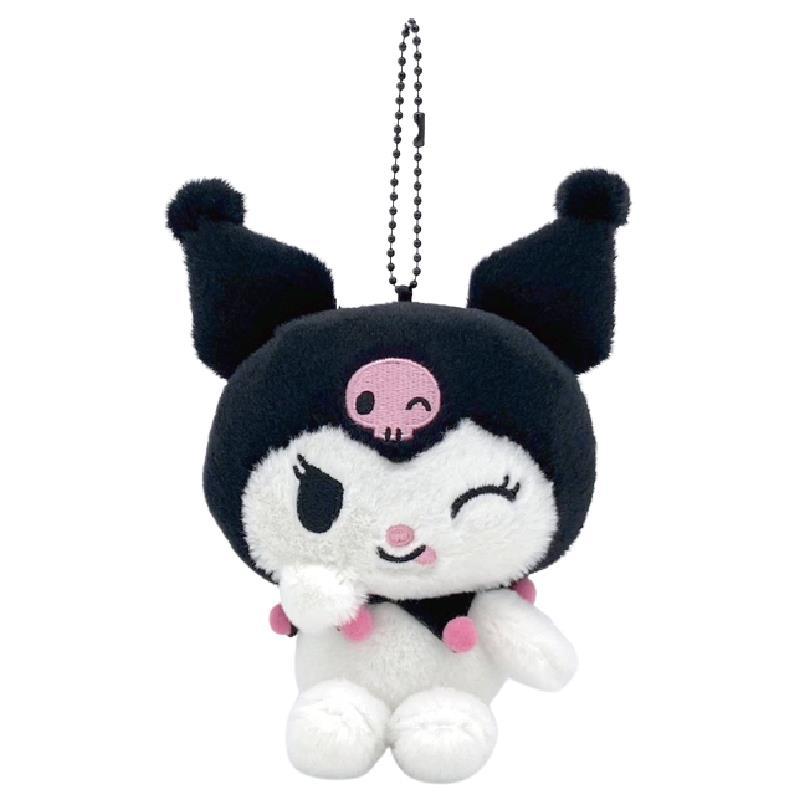 Sanrio] Iro Iro Face Kuromi Mascot Strap -Tehepero Nakajima Japan