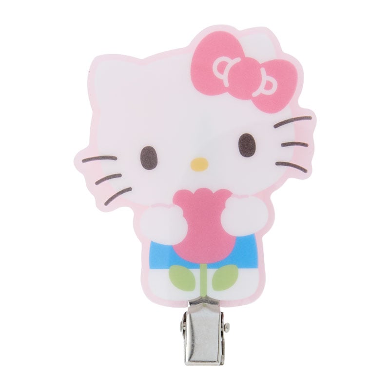 [Sanrio] Pastel Checker Design Series - Bangs Clip - Hello Kitty [MAR 2024]  Sanrio Original Japan