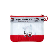 [Sanrio] Hello Kitty 50th -HELLO EVERYONE! Design Series- Vinyl Flat Pouch - Pochacco [APR 2024] Sanrio Original Japan