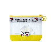 [Sanrio] Hello Kitty 50th -HELLO EVERYONE! Design Series- Vinyl Flat Pouch - Pom Pom Purin [APR 2024] Sanrio Original Japan