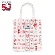 [Sanrio] Hello Kitty 50th -HELLO EVERYONE! Design Series- Tote Bag [APR 2024] Sanrio Original Japan