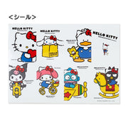 [Sanrio] Hello Kitty 50th -HELLO EVERYONE! Design Series- Sticker Set in File [APR 2024] Sanrio Original Japan