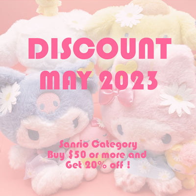 [Closed][Discount] May 2023 - Sanrio Sale - Buy $50, Get 20% OFF