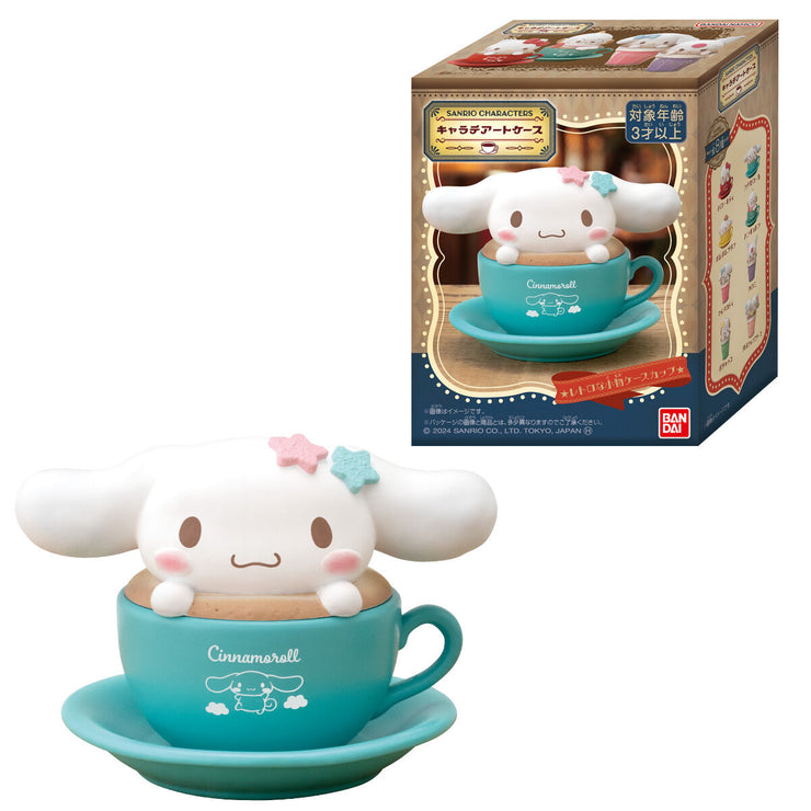 [Sanrio] Cha-latte Art Case - Sanrio Characters [ OCT 2024 ] Bandai Japan