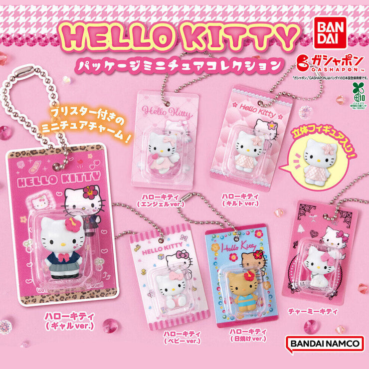 [Gashapon] Hello Kitty Package Miniature Charm Collection  [SEP 2025] Bandai Japan -Blind Package