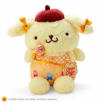 [Sanrio] Sanrio x Chupa Chups Collabo 2 - Plush Toy -Pom Pom Purin [JAN 2024] Sanrio Original Japan