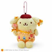 [Clearance]#[Sanrio] Sanrio x Chupa Chups Collabo 2 - Plush Mascot Strap - Pom Pom Purin [JAN 2024] Sanrio Original Japan