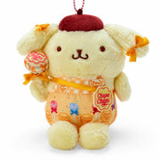 [Clearance]#[Sanrio] Sanrio x Chupa Chups Collabo 2 - Plush Mascot Strap - Pom Pom Purin [JAN 2024] Sanrio Original Japan