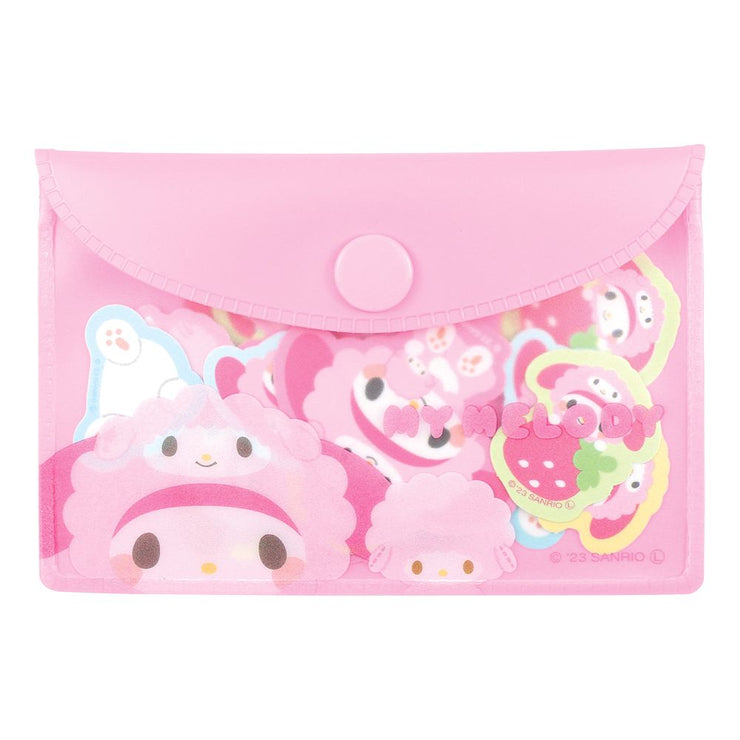 [Sanrio] Flake Sticker in pouch -My Melody 2024 Yamano Japan