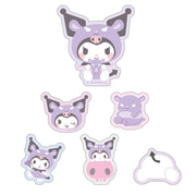 [Clearance]#[Sanrio] Flake Sticker in pouch -Kuromi 2024 Yamano Japan