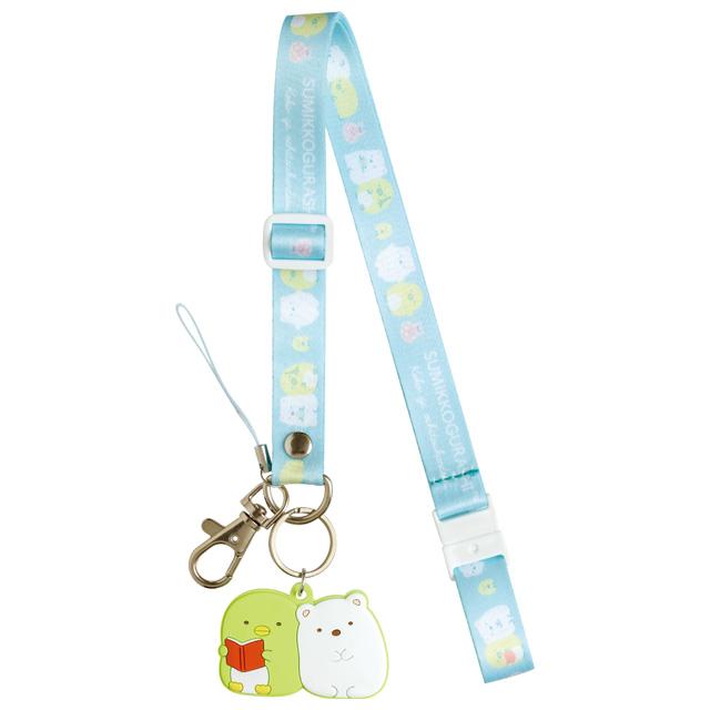 [Sumikko Gurashi] Neck Strap - Shirokuma & Penguin? San-X Official Japan 2024