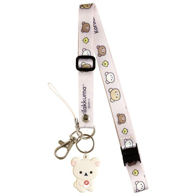 [Rilakkuma] Neck Strap - Korilakkuma San-X Official Japan 2024