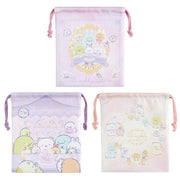 [Clearance][Sumikko Gurashi] - Usagi no Fushigi na Omajinai - 3x Kinchaku Popuch Set San-X Official Japan 2024