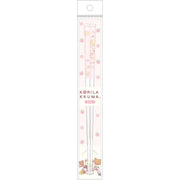 [Rilakkuma] - Korilakkuma Full of Strawberry Day - Transparent Chopstick -A San-X Official Japan 2024