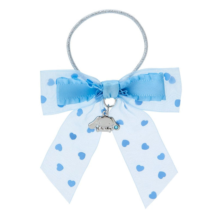 [Sanrio] Organdy Ribbon Ponytail Holder -Cinnamoroll [FEB 2024] Sanrio Original Japan