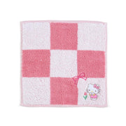 [Sanrio] Block Pattern Mini Towel - Hello Kitty [DEC 2023] Sanrio Original Japan