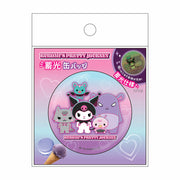 [Clearance]#[NEW] Sanrio -Kuromi's Pretty Journey- Luminous Button Badge -B  T's Factory Japan 2023