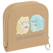 [Clearance]#[Sumikko Gurashi] Compact Wallet -Sagara Embroidery San-X Official Japan 2023