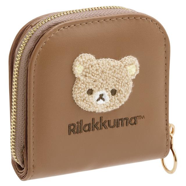 [Rilakkuma] Compact Wallet -Sagara Embroidery San-X Official Japan 2023