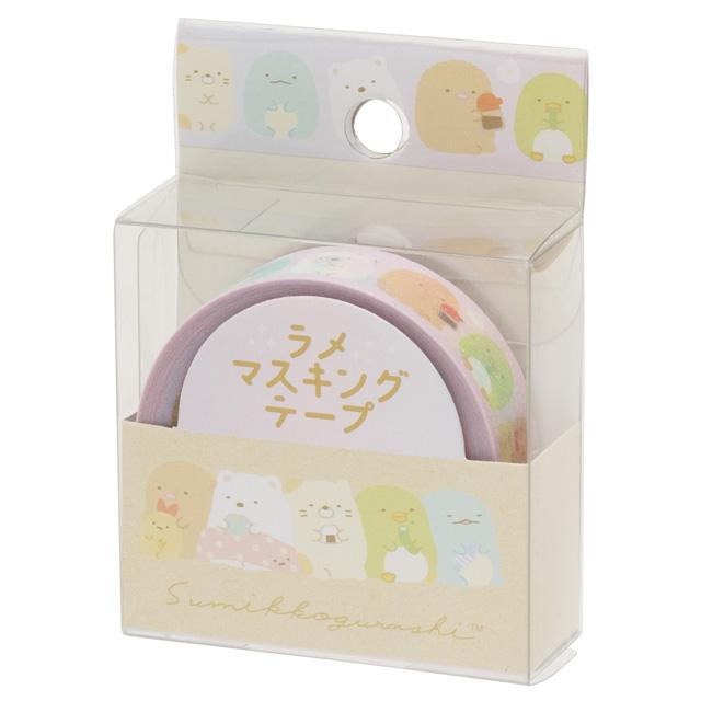 [Sumikko Gurashi] Glitter Masking Tape -Purple San-X Official Japan 2023