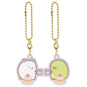 [Clearance]#[Sumikko Gurashi] Sumikko Nakayoshi Ballchain Strap - Shirokuma & Penguin? San-X Official Japan 2023