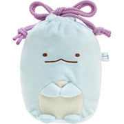 [Sumikko Gurashi] - Tokage to Okasan to Kira Kira na Yoru - Plush Kinchaku Pouch - Tokage San-X Official Japan 2023