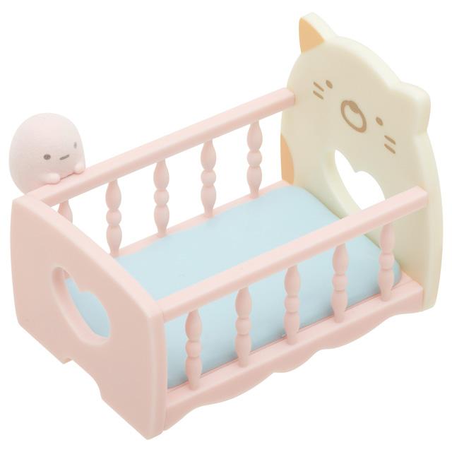 [Sumikko Gurashi] Sumikko Baby Petit Sumikko Scene Mascot - Baby Bed San-X Official Japan 2023