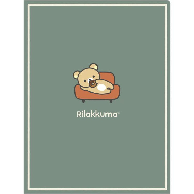 [Rilakkuma] -BASIC RILAKKUMA HOME CAFE - 10-Pocket Plastic Document Holder -A San-X Official Japan 2023