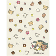 [Rilakkuma] -BASIC RILAKKUMA HOME CAFE - 10-Pocket Plastic Document Holder -B San-X Official Japan 2023