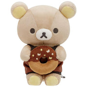 [Rilakkuma] -BASIC RILAKKUMA HOME CAFE - Rilakkuma Donut Maku Maku Plush Toy San-X Official Japan 2023