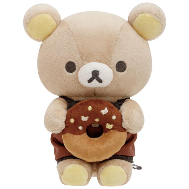 [Rilakkuma] -BASIC RILAKKUMA HOME CAFE - Rilakkuma Donut Maku Maku Plush Toy San-X Official Japan 2023