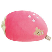 [Clearance]#[Rilakkuma] -Enjoy! Posing Plush Toy- Beads Cushion -Strawberry San-X Official Japan 2023