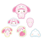 [Sanrio] Flake Sticker in pouch -My Melody 2024 Yamano Japan