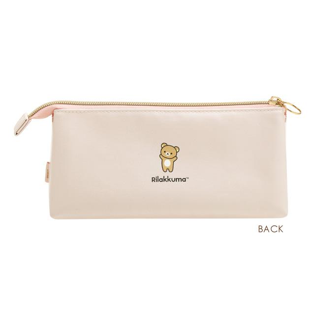 [Rilakkuma] Three-Pocket Pen Pouch -NEW BASIC RILAKKUMA San-X Official Japan 2024