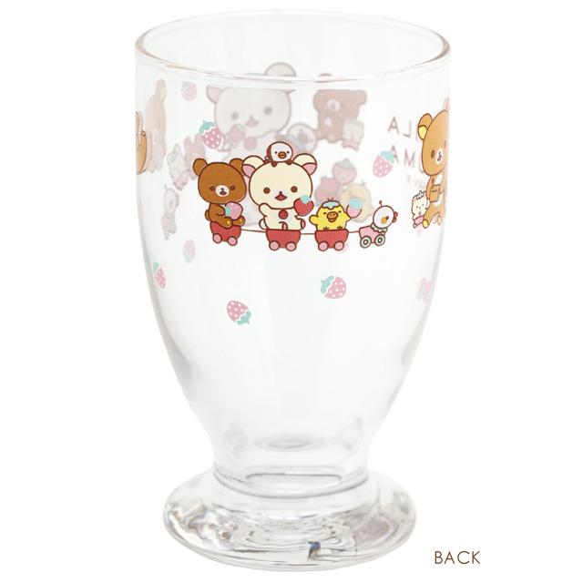 [Rilakkuma] - Korilakkuma Full of Strawberry Day - Glass San-X Official Japan 2024