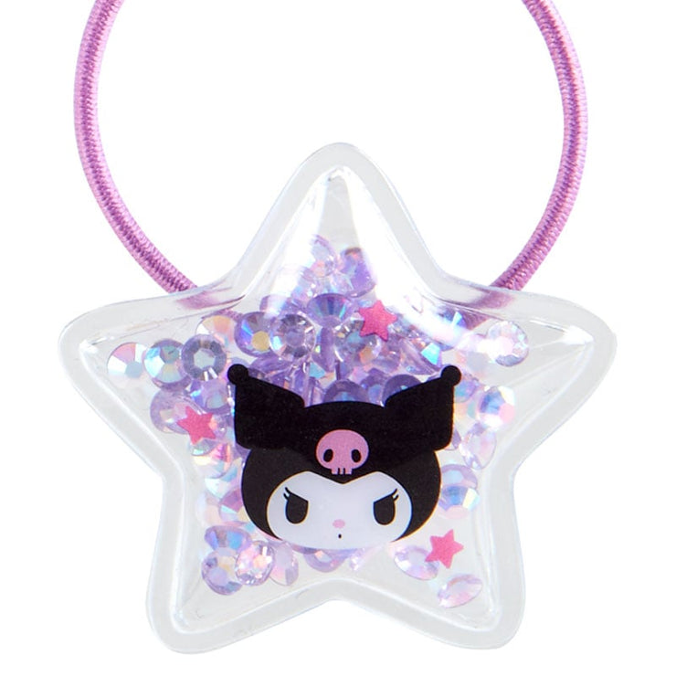 [Sanrio] Ponytail Holder 2-Piece Set -Kuromi [FEB 2024] Sanrio Original Japan