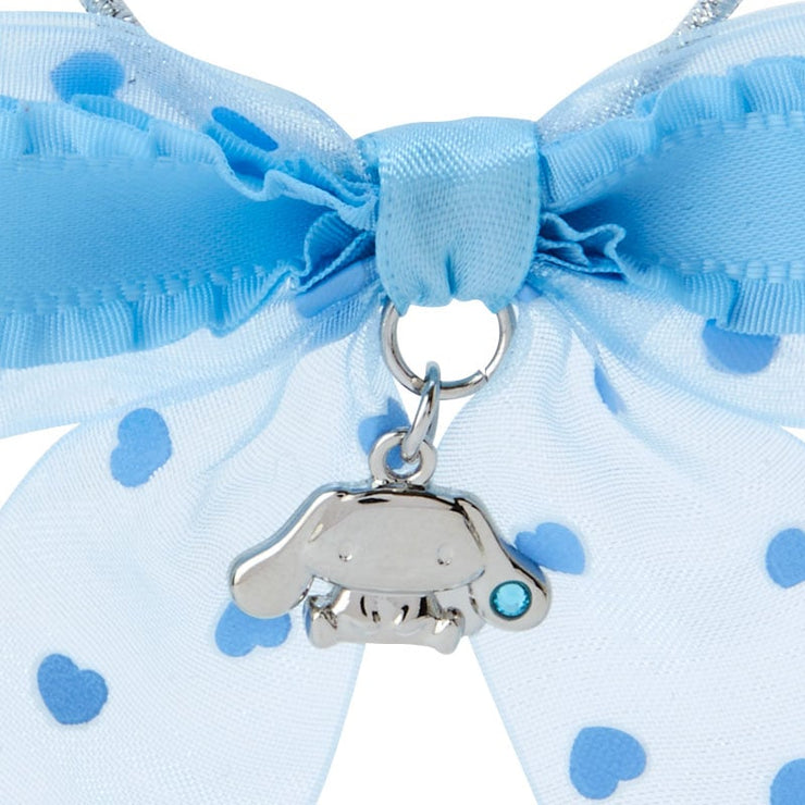 [Sanrio] Organdy Ribbon Ponytail Holder -Cinnamoroll [FEB 2024] Sanrio Original Japan