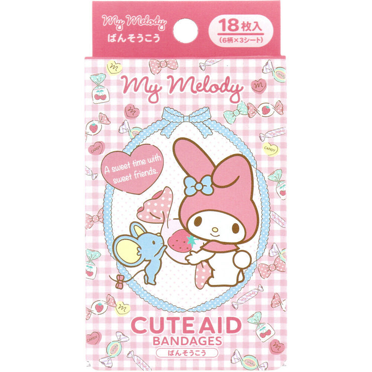 [Sanrio] Character Bandages CUTE AID My Melody Santan Japan