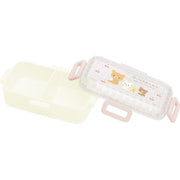 [Rilakkuma] Four-Point Lock Diamond Cut Lunch Box (Bento Box) San-X Official Japan 2023