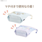 [Clearance][Sumikko Gurashi] Gusseted Kinchaku Pouch -Glass San-X Official Japan 2024