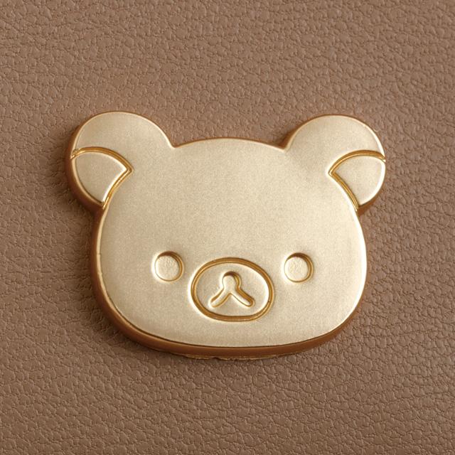 [Rilakkuma] Pouch w/Heart-Shaped Mirror - Brown San-X Official Japan 2024