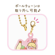 [Clearance]#[Sumikko Gurashi] Sumikko Nakayoshi Ballchain Strap - Shirokuma & Penguin? San-X Official Japan 2023