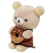 [Rilakkuma] -BASIC RILAKKUMA HOME CAFE - Rilakkuma Donut Maku Maku Plush Toy San-X Official Japan 2023