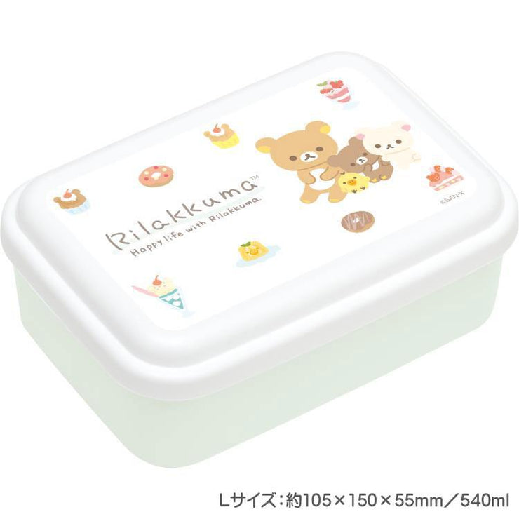 [Rilakkuma] Nested Lunch Box Set of 3 (Bento Box) San-X Official Japan 2023