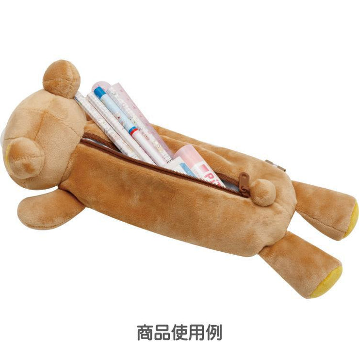 [Rilakkuma] - Korilakkuma Full of Strawberry Day - Plush Pen Pouch -Rilakkuma San-X Official Japan 2024