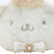 [Clearance]#[Sanrio] White Design Series- Face Pouch -Pom Pom Purin [DEC 2023] Sanrio Original Japan