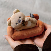 [Rilakkuma] -BASIC RILAKKUMA HOME CAFE - Relaxing on Sofa Tenori Plush Set San-X Official Japan 2023