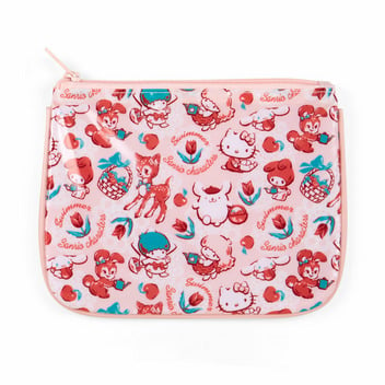 [Sanrio] SWIMMER×SANRIO CHARACTERS - 2x Flat Pouch Set [JAN 2024] Sanrio Original Japan